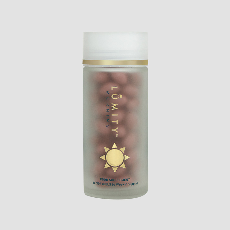 Lumity 모닝 & 나이트 서플리먼트 약 £75.