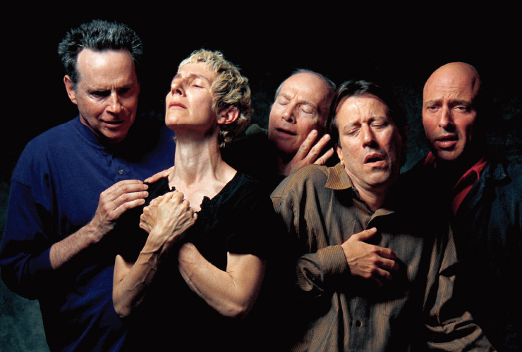 빌 비올라(b. 1951), <The Quintet of the Astonished(놀라움의 5중주)>, 2000, 비디오 설치, 컬러 비디오 리어 프로젝션, 140x240cm, 15분 20초. 연기자: John Malpede, Weba Garretson, Tom Fitzpatrick, John Fleck, Dan Gerrity