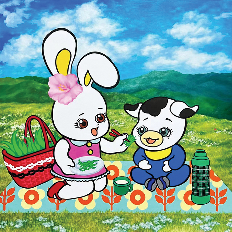 컨템퍼러리 도쿄의 출품작인 미키호 요시다의 <Folklore of the New Adaptation no.3 : Kangetsu Touge 28>.