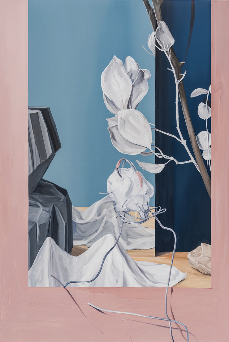 <Portrait-Day>, 2022, Oil on canvas, 145.5x97cm. Courtesy of Gallery Baton_Photo by Jeon Byung Cheol Courtesy of the artist