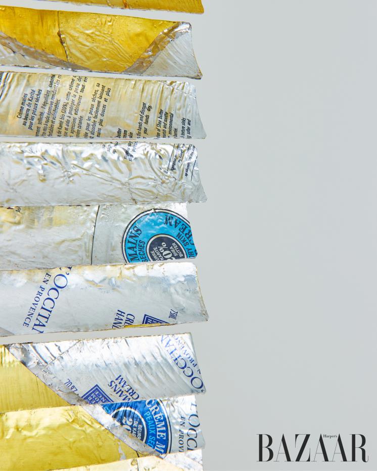 다른 재료 없이 오직 록시땅 핸드 크림만 사용했다.