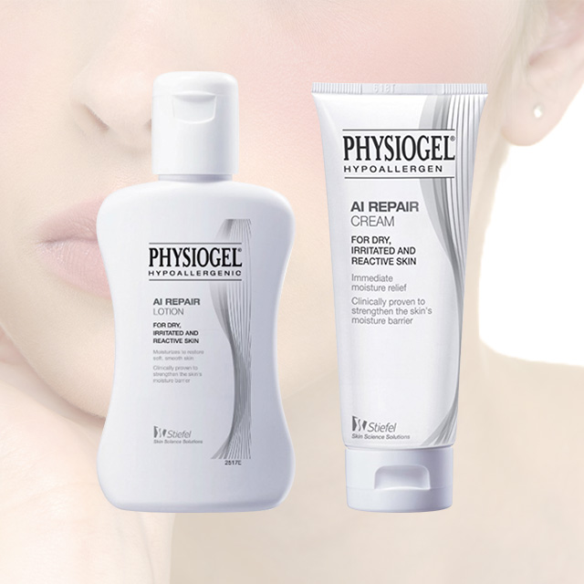 PHYSIOGEL AI 리페어 로션, 크림. 가격 미정