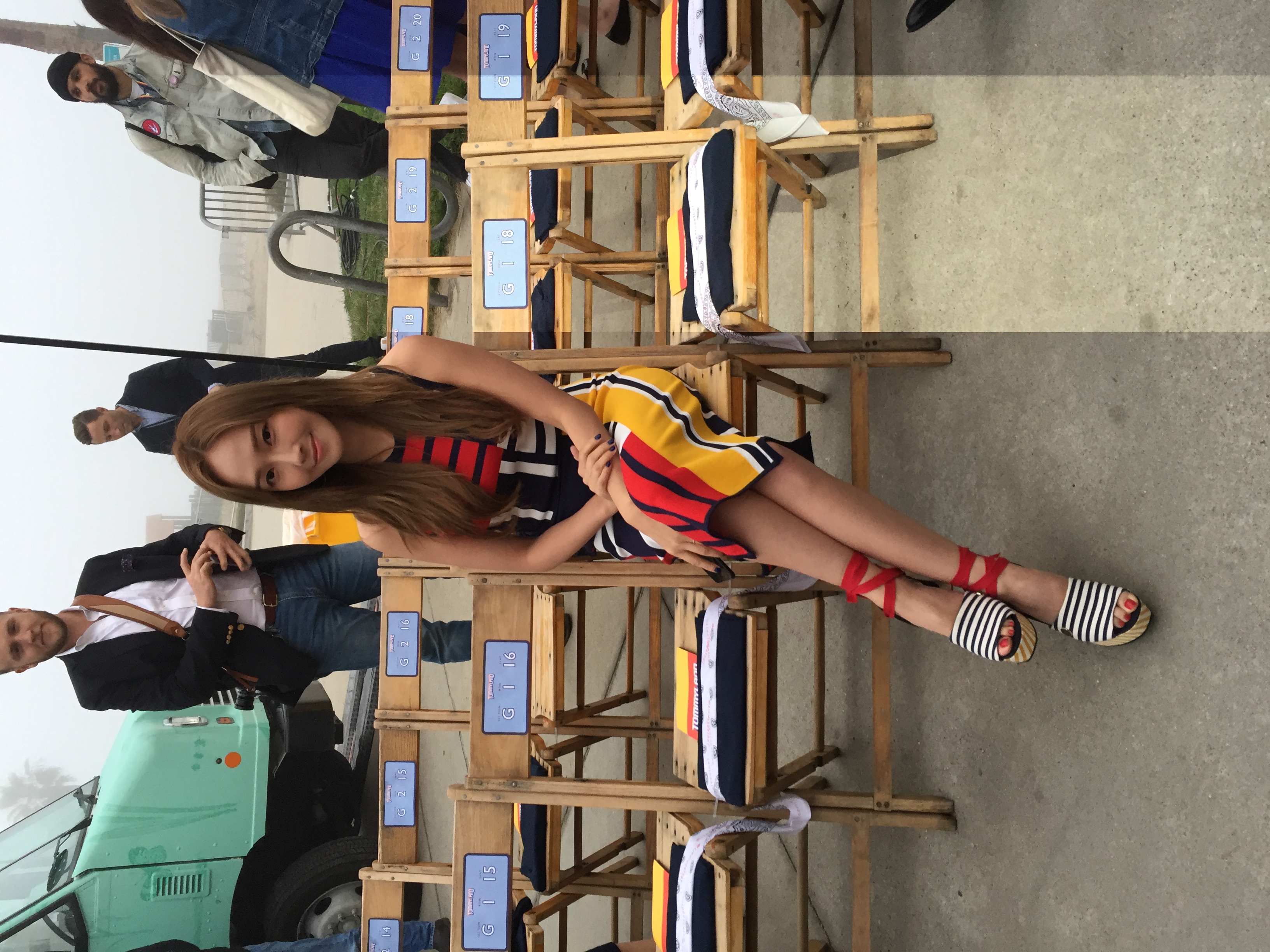 쇼장에서 만난 반가운 얼굴 제시카