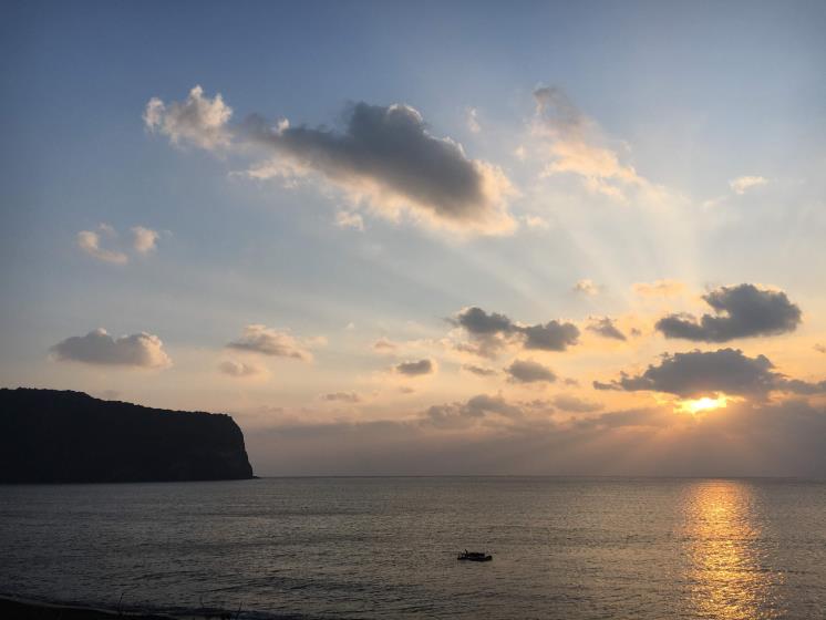 광치기 해변에서 바라본 일출