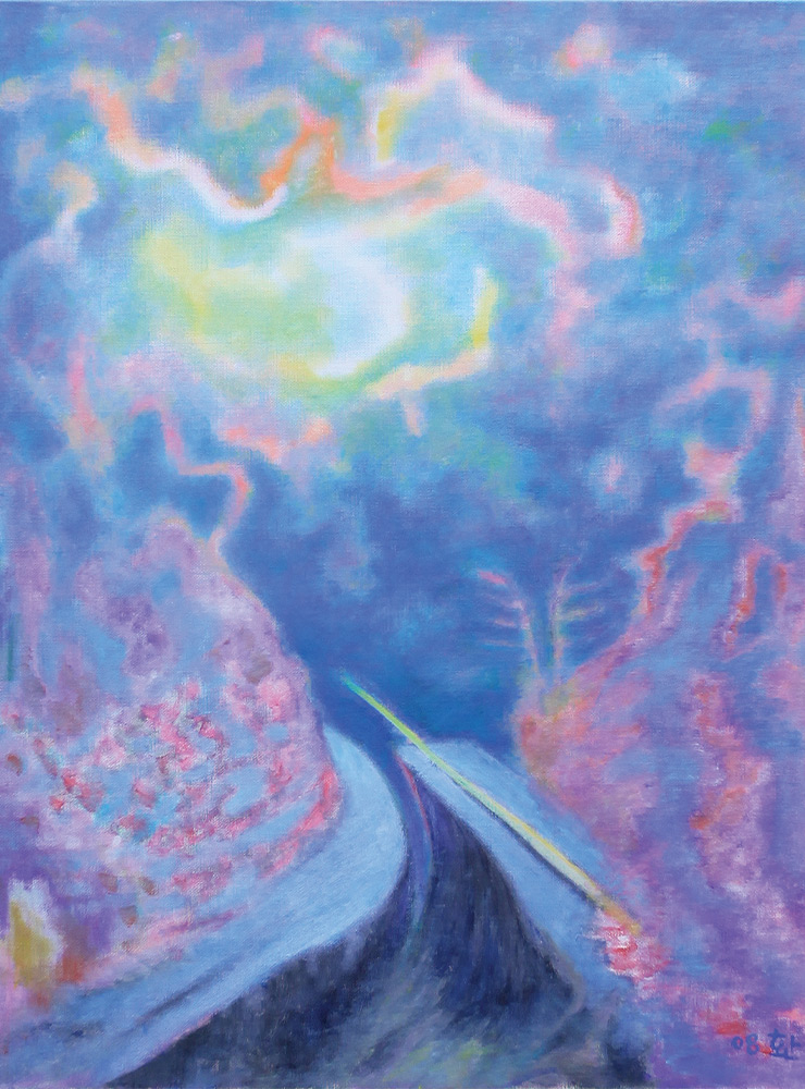 주재환, <비(非) 07>, 2008, 캔버스에 유채, 65x53cm, 서울시립미술관 소장.