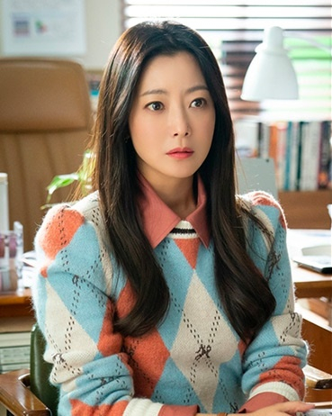 ZOOC 아가일패턴 라운드 니트