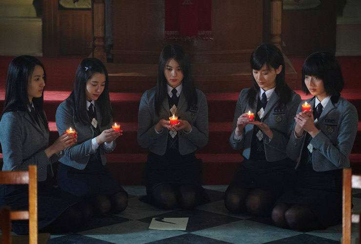 <여고괴담> 시리즈의 명장면들.
