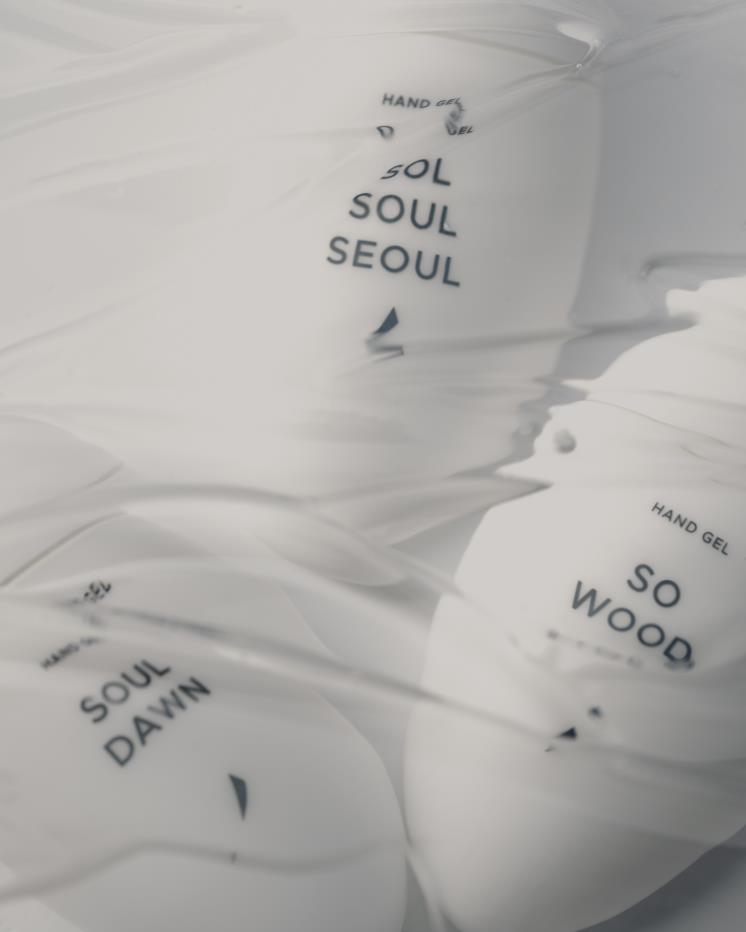 Seulmit 핸드 겔_ 솔 소울 서울, 소 우드, 소울 던. 50ml 1만5천원
