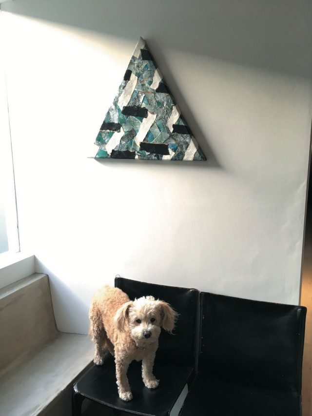 카일의 아버지 제임스 디우디(James DeWoody)의 콜라주 작품.