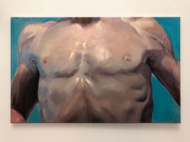 마르틴-얀 반 산텐의 페인팅, ‘Fight’(2007).