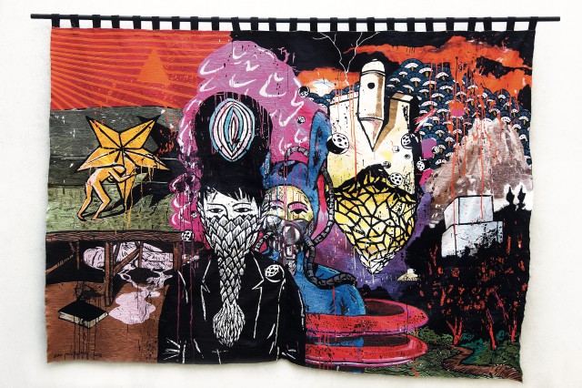 Eko Nugroho, ‘Illusion of Hope’, 2016, Manual embroidery, 314.5×220cm, ⓒ Eko Nugroho and ARARIO GALLERY