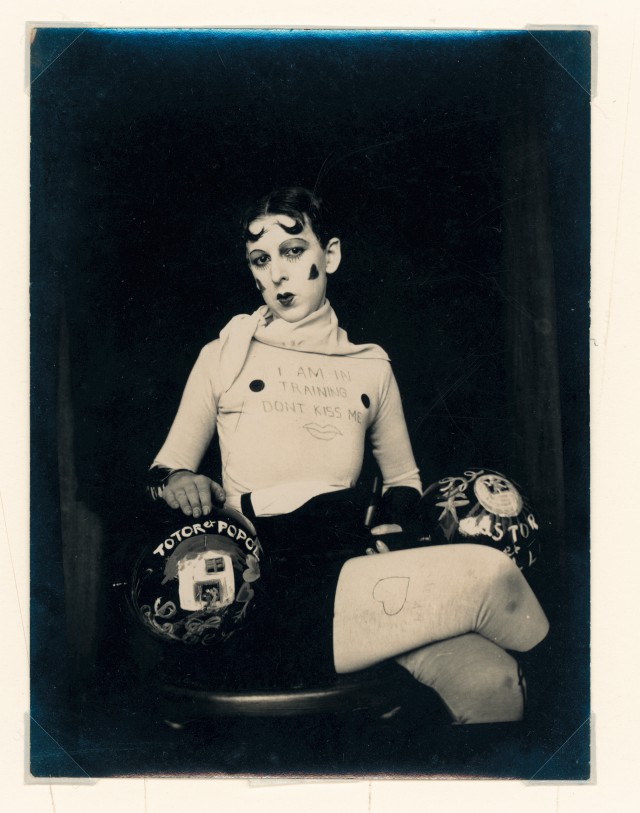 Claude Cahun, ‘I am in Training, Don’t Kiss Me’, 1927, Courtesy of the Jersey Heritage Collections