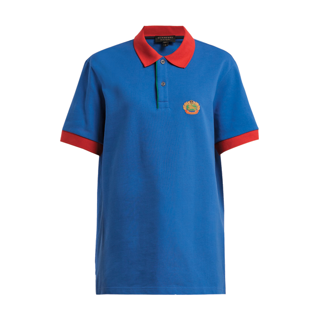 레트로한 느낌의 폴로셔츠는 Burberry