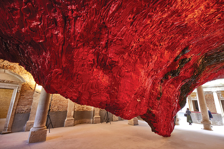 Anish Kapoor, <Mount Moriah at the Gate of the Ghetto>, 2022, Mixed media. Photo ⓒ David Levene ⓒ Anish Kapoor. All rights reserved SIAE, 2021