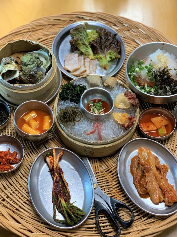 기장끝집의 한상 차림