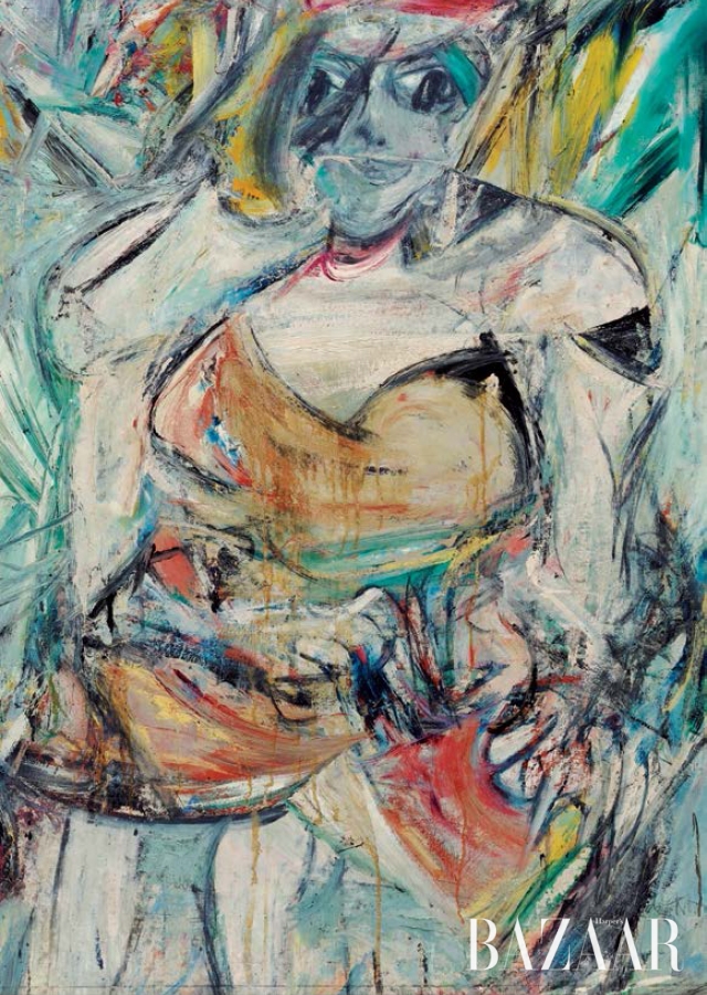 빌럼 데 쿠닝의 작품 ‘Woman II’, 1952 (© 2016 The Willem de Kooning Foundation / Artists Rights Society (ARS), New York and DACS, London 2016)