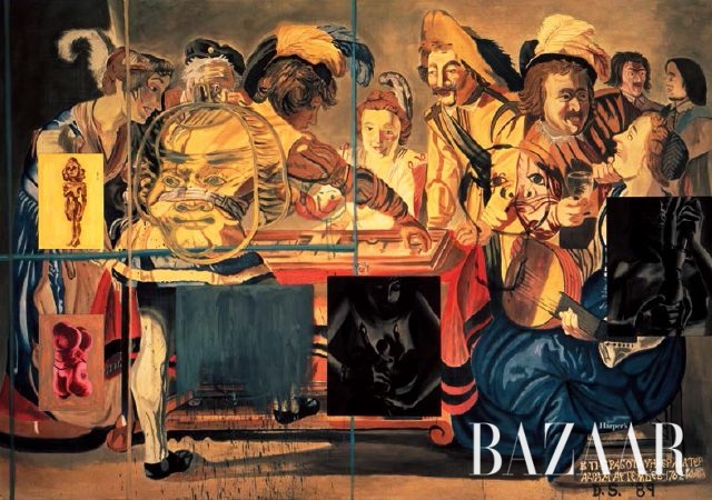 데이비드 살르의 작품 ‘Tiny in The Air’, 1989 (© David Salle/Licensed by VAGA, New York, NY. Courtesy of the artist and Skarstedt)