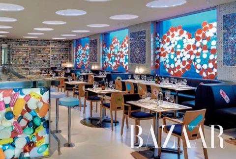 데미언 허스트의 야심작 파머시 2의 바 & 다이닝 공간 (ⓒ 2H Restaurant Ltd. All rights reserved, 2016)