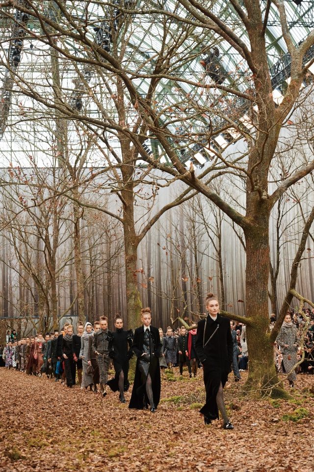 샤넬의 2018 F/W 쇼.