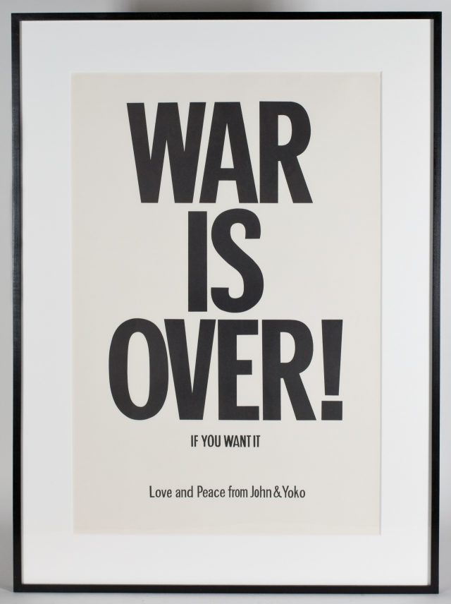 존 레논과 오노 요코, ‘War is Over’(1969)