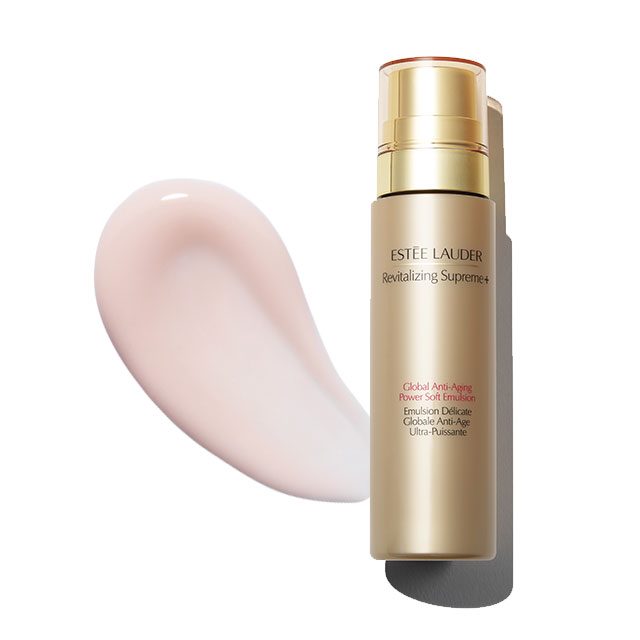 Estee Lauder 리바이탈라이징 수프림+ 파워 소프트 에멀전 수분 장벽을 강화하는 에멀션. 12만원대.