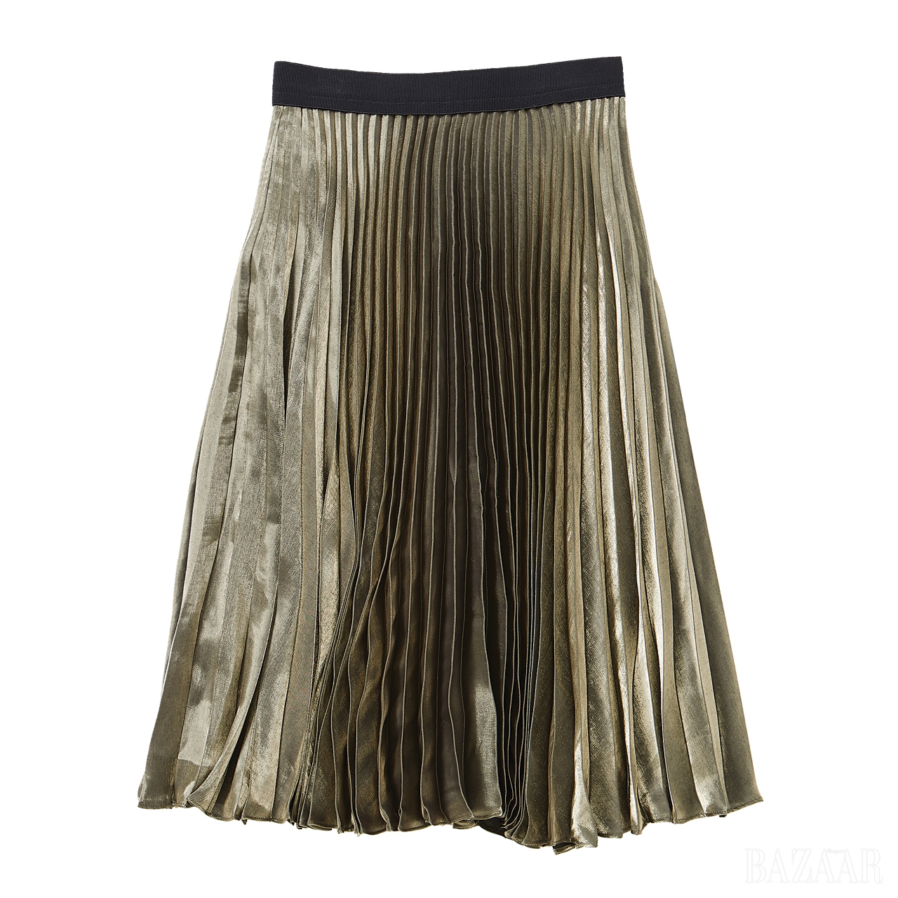 편안한 착용감의 웨이스트 밴드가 부착된 플리츠 스커트는 22만5천원으로 <strong>SJ SJ</strong>