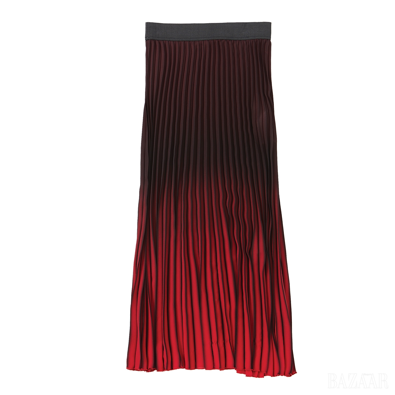 그러데이션 컬러가 입체감을 더하는 플리츠 스커트는 41만9천원으로 <strong>Maje</strong>