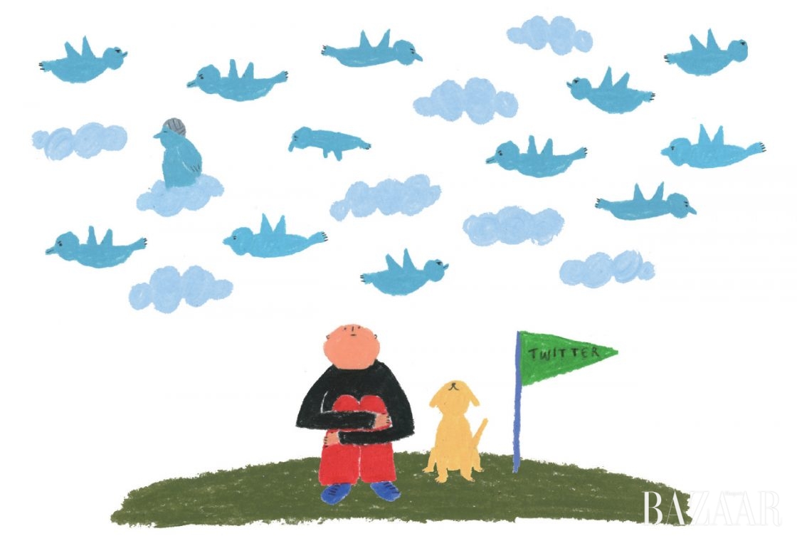 트위터 존재론 - 하퍼스 바자 Harper's BAZAAR Korea 2017년 1월호