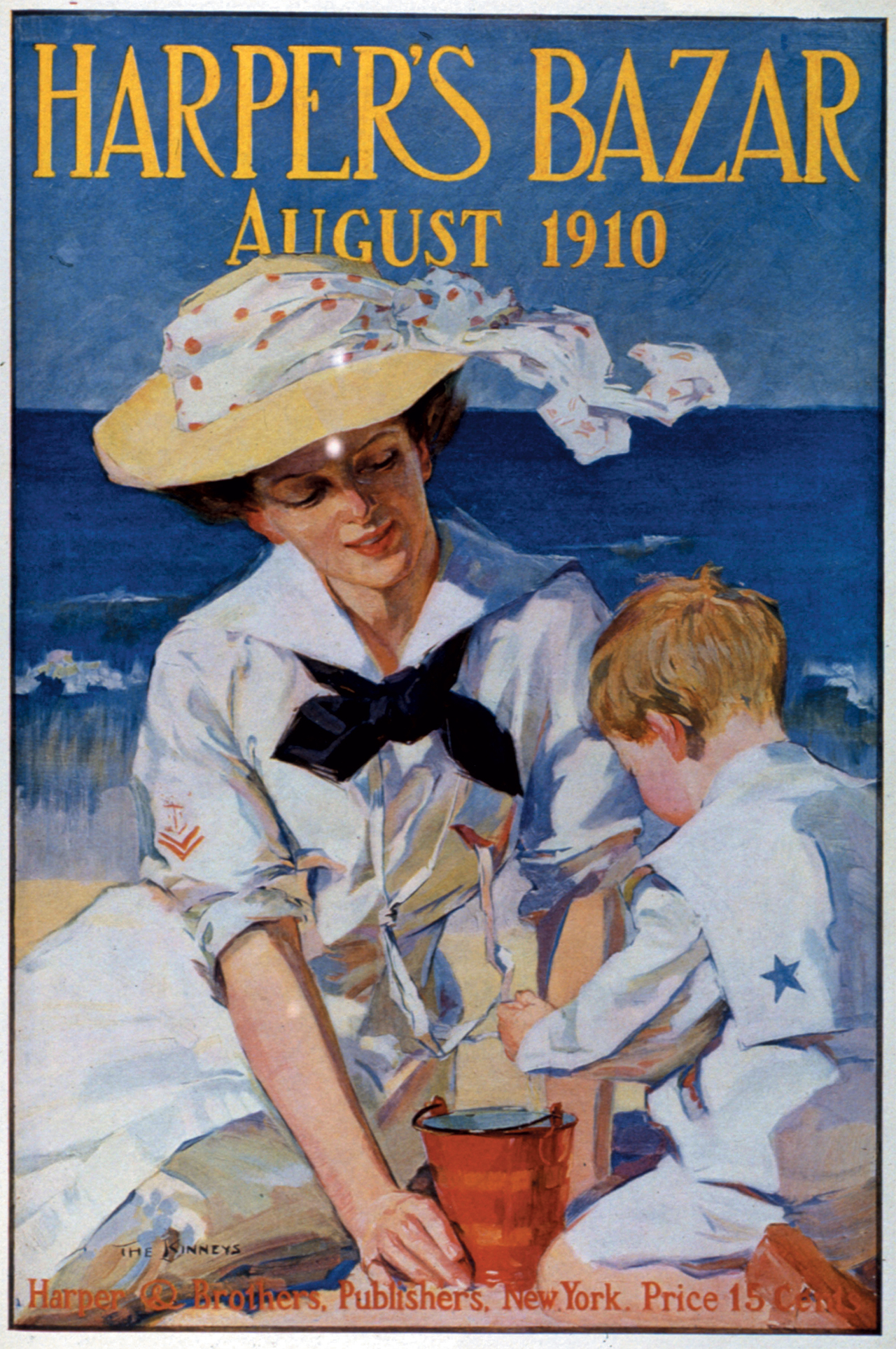 엘리자베스 조던이 에디터이던 시절(1900~1913)에 만든 <바자> 커버