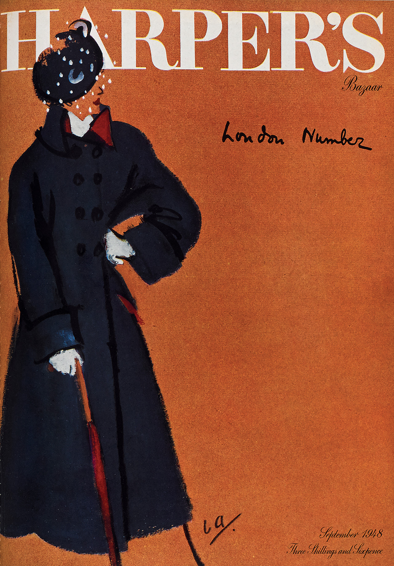 1948년 9월호 <바자> 영국판 커버