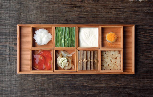 히가시야마 도쿄의 시그너처 메뉴인 베지터블 팔레트