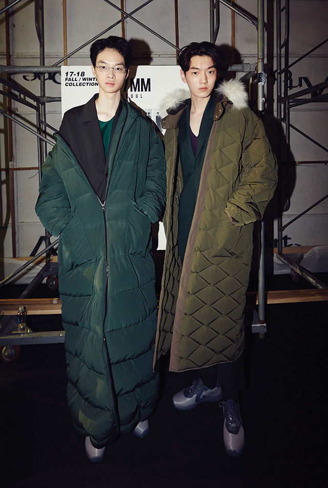 맥시한 길이가 돋보인 패딩 룩들