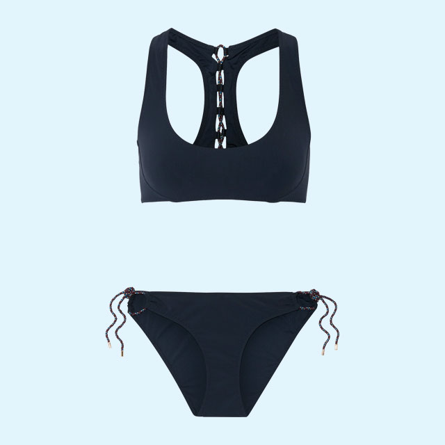 탱크 톱 디자인이 스포티한 느낌을 자아내는 비키니는 20만원대로 Stella McCartney