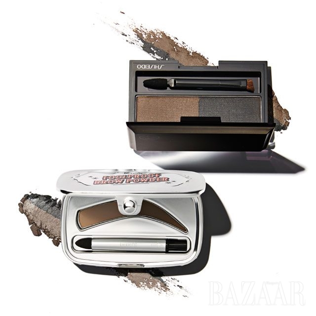 (위에서 부터) Shiseido 아이브로우 스타일링 컴팩트 딥 브라운 4만2천원 / Benefit 풀 프루프 브로우 파우더 2호 미디움 3만4천원