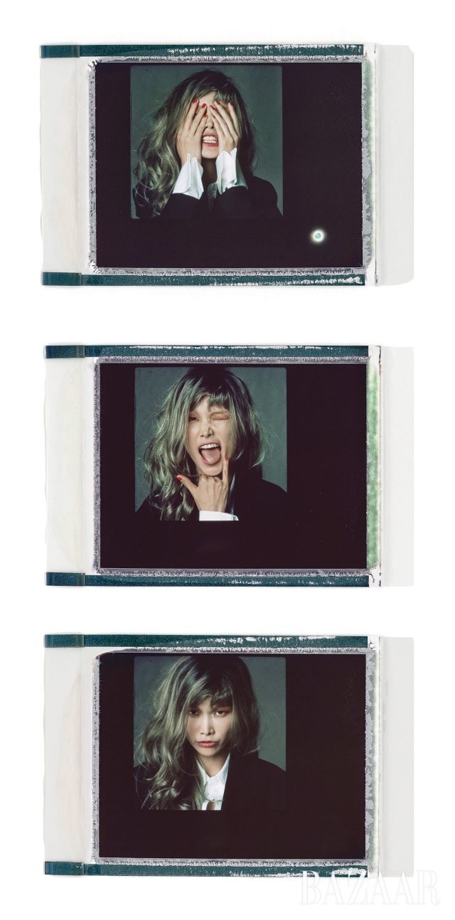 재킷, 셔츠는 모두 Louis Vuitton 제품.