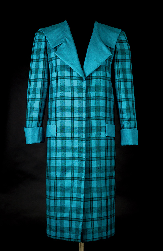  엠마뉴엘(Emanuel)의 블루 타탄체크 수트 