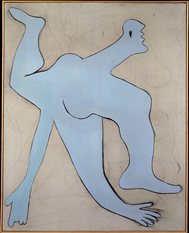 파블로 피카소, ‘파란 곡예사(L’acrobate Bleu), 1929년 11월, 캔버스에 유채와 목탄, 162×130cm©Succession Picasso, 2017Photo: ©RMN-Grand Palais (Musée national Picasso-Paris) / Mathieu Rabeau