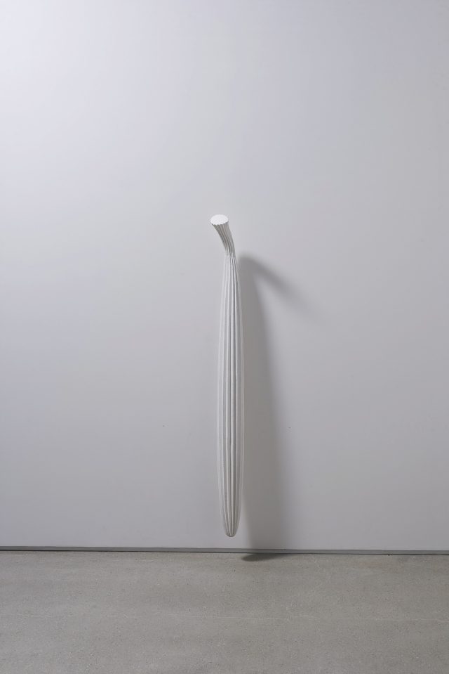 나점수, ‘Thinking Origined From Plants’, 2013, 165×15×15cm, 금속에 페인팅.