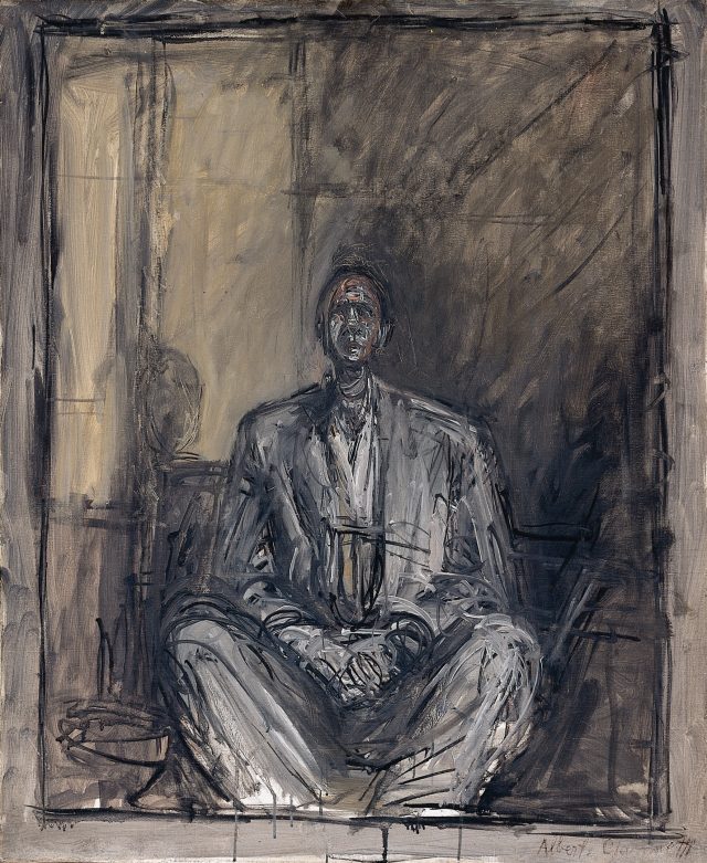 ‘Portrait of Jean Genet’, 1954-1955, 73×60cm, 캔버스에 유화.