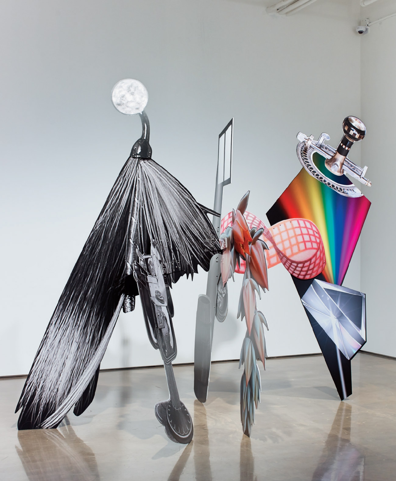 ‘New Structure 4’, Inkjet Print, Aluminum, 275(h)×197×316cm, 2014