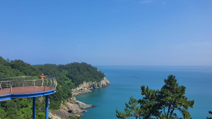 안도 기러기길의 전망대