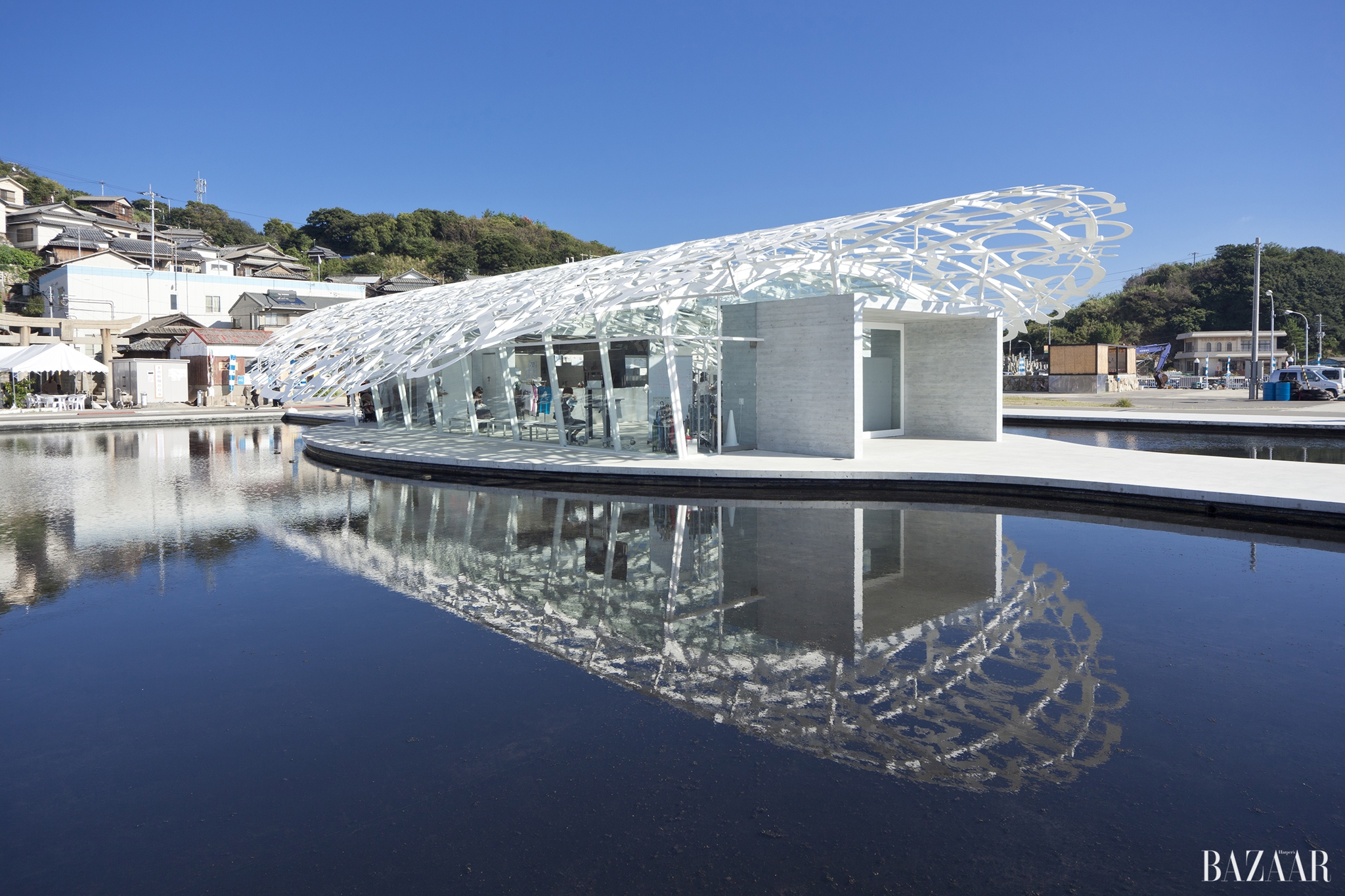 하우메 플렌사(Jaume Plensa), ‘오기지마의 혼’, 2010, Photo: Osamu Nakamura