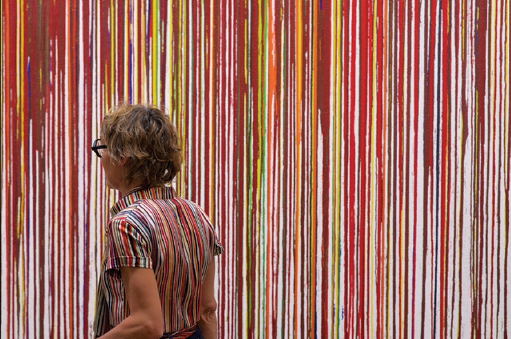 Stefan Draschan, from <People Matching Artworks>, at Gesamtkunstwerk, Vienna. 