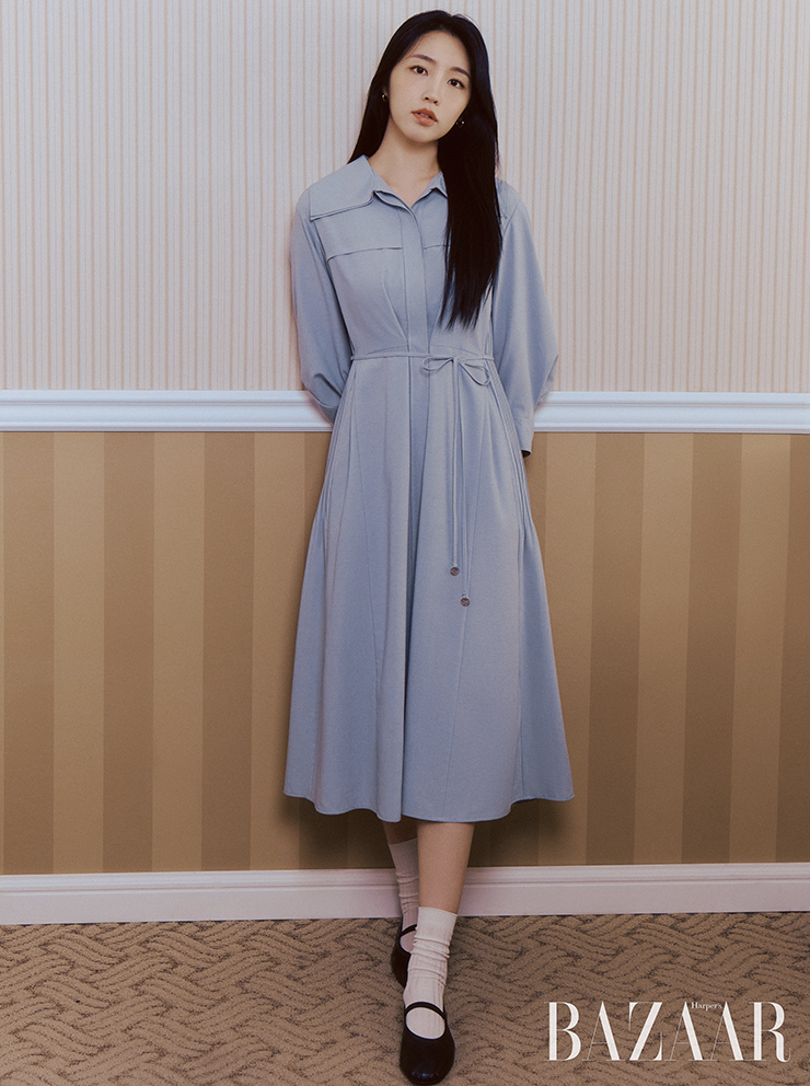 플리츠 원피스는 35만 9천원 On&On. 