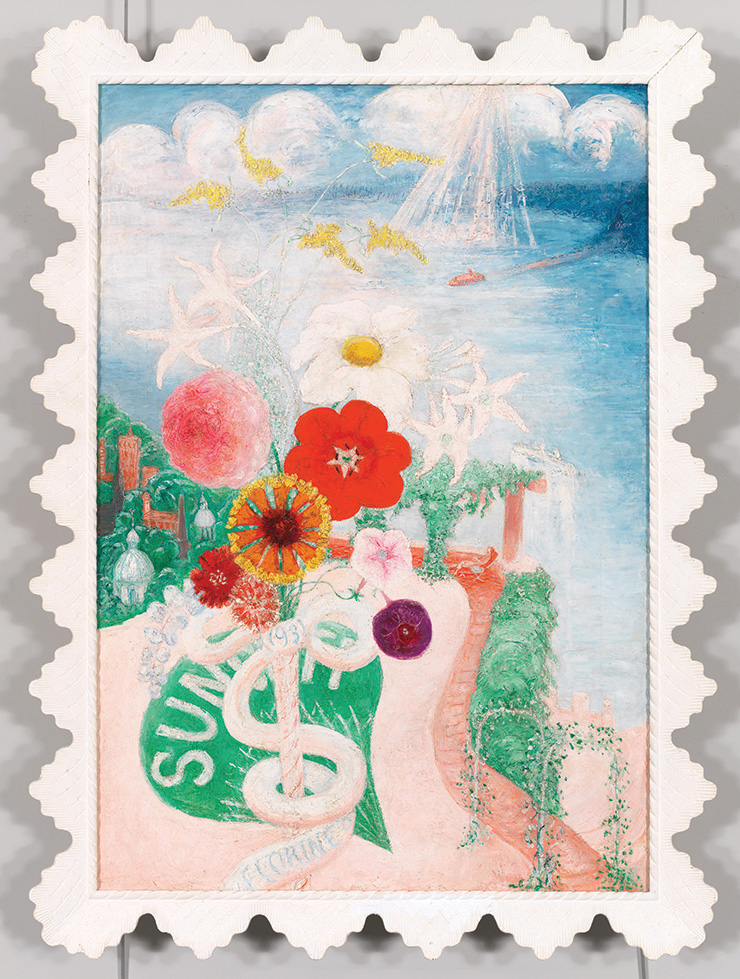Florine Stettheimer(1871-1944), <Sun>, 1931.