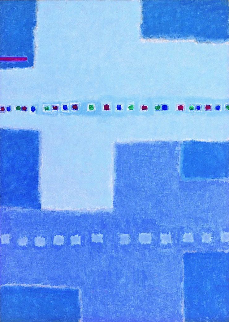 <북서풍 30–VIII–65>, 1965, 캔버스에 유채, 178x127cm, 개인 소장. © Whanki Foundation·Whanki Museum