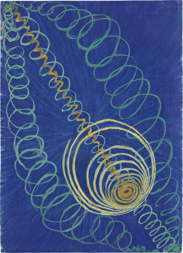 ‘Group I, Primordial Chaos, No. 16’, 1906-1907 from The ‘WU/Rose’ Series, 53×37cm, Oil on canvas.