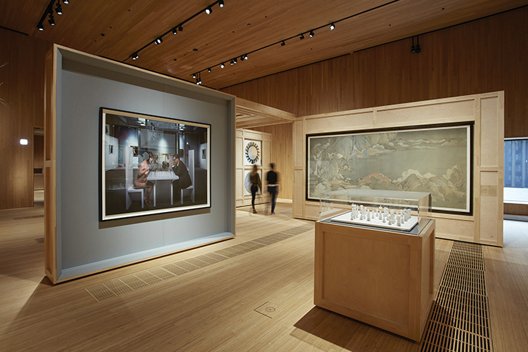 Installation view of The Dream of the Museum in Cissy Pui-Lai Pao and Shinichiro Watari Galleries. © Lok Cheng, © M+, Hong Kong