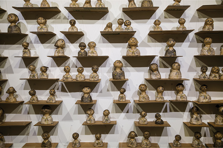 <Schedule Time Table>, 160x120x15cm, 종이에 연필, 2014.