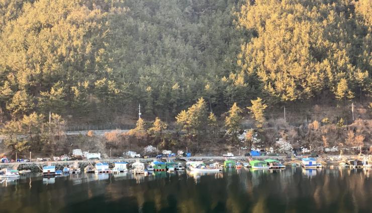구산면 어촌 드라이브 풍경